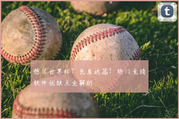 想买世界杯？先看这篇！热门竞猜软件优缺点全解析